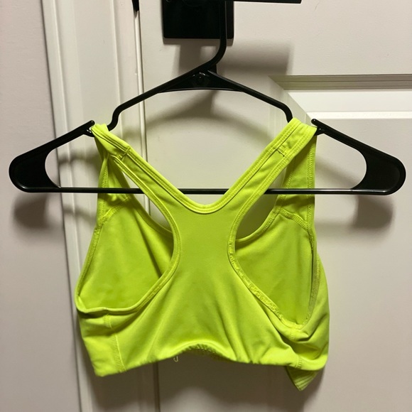 Neon Yellow Nike Sports Bra - Picture 3 of 3